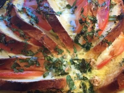 Омлет с хлебом