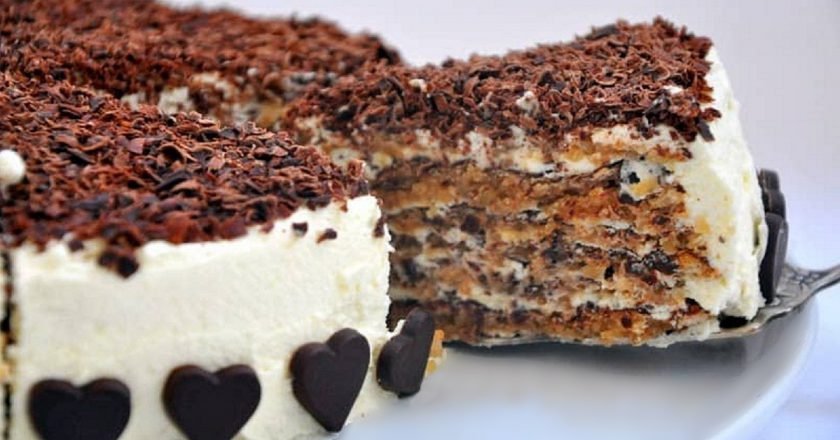 Горіхово-шоколадний торт з італії - готуємо з покроковими фото