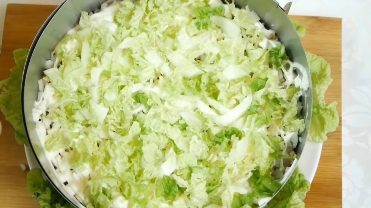 шуба с пекинской капустой