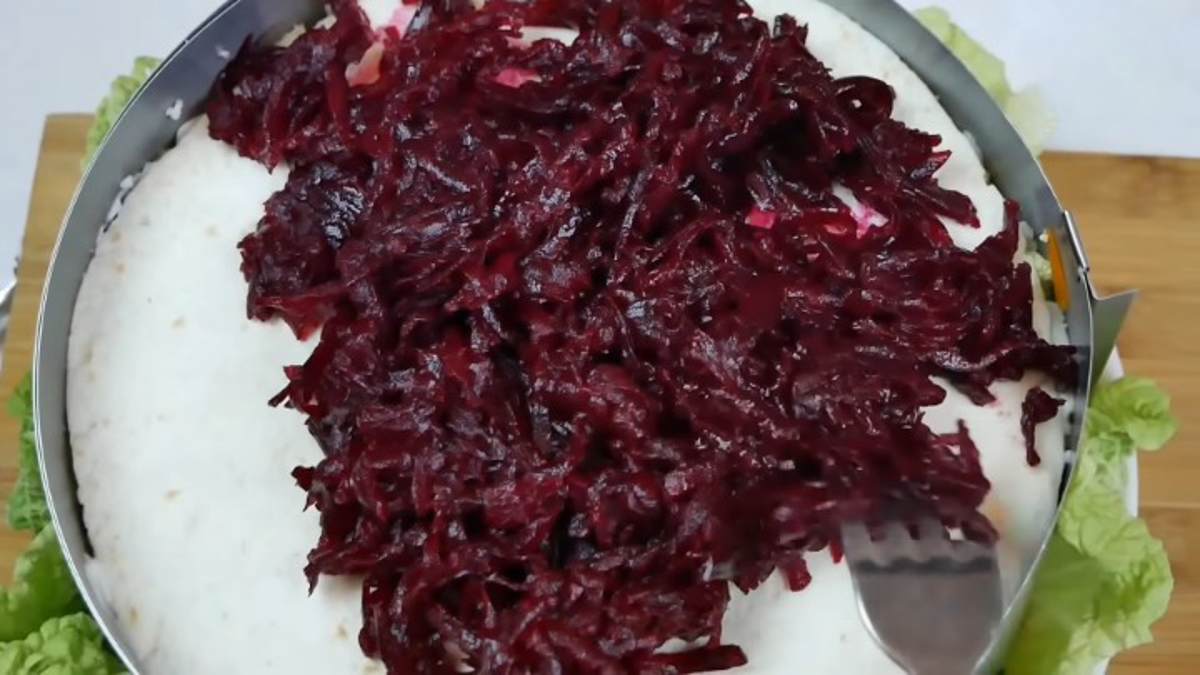 салат со свеклой