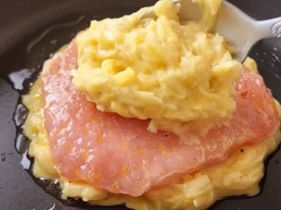 Отбивная в шубе из картофеля