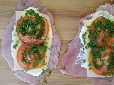 Отбивные из свинины с начинкой