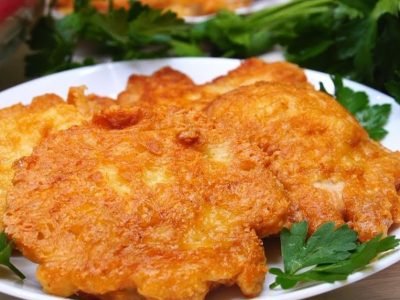 Сочные отбивные с сыром