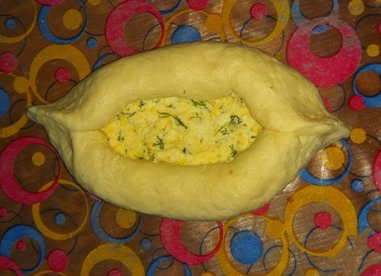 открытые пирожки с творогом