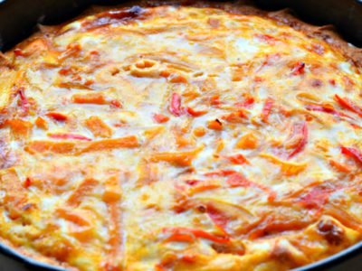 Открытый овощной пирог