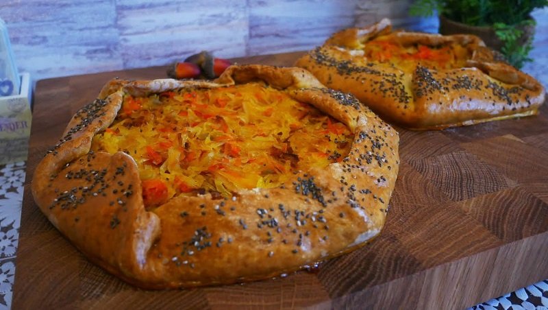 подача готового пирога