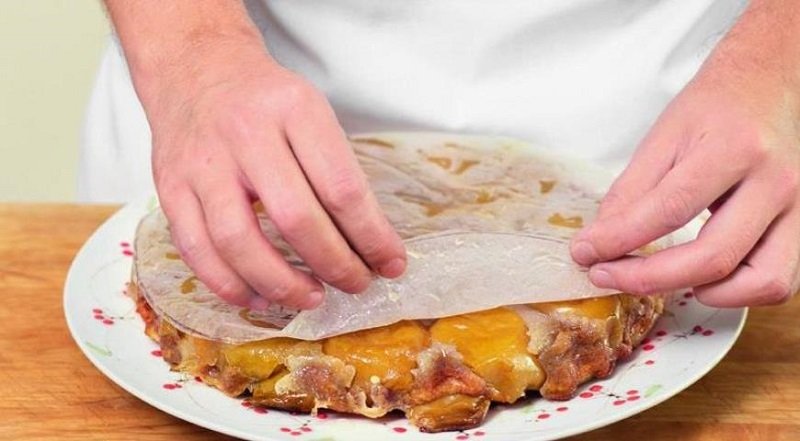 янтарный яблочный пирог