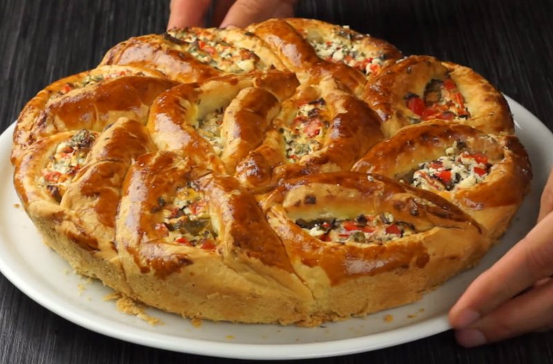 пирог из булочек