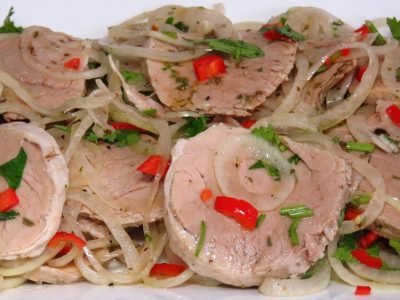 Отварная свинина