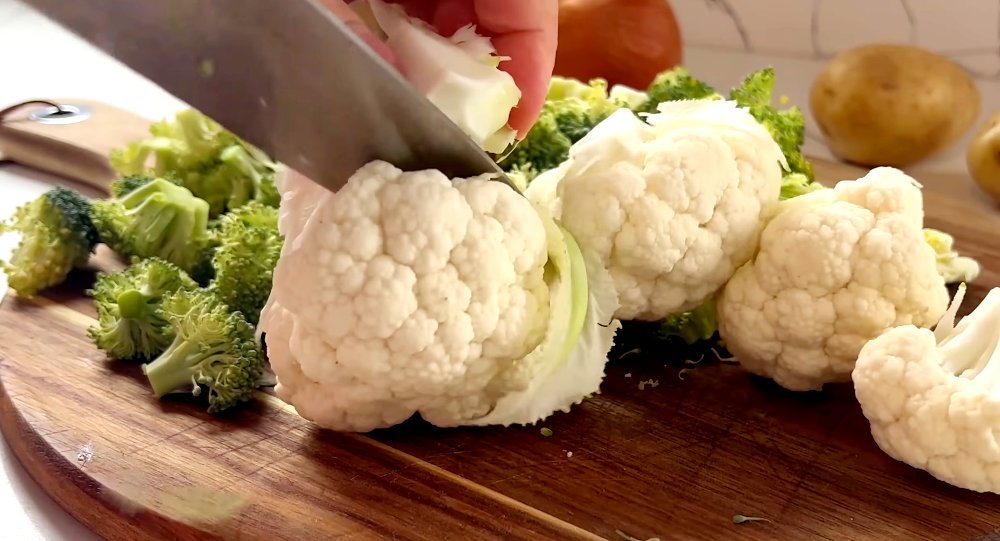 овощи под сырной шапочкой