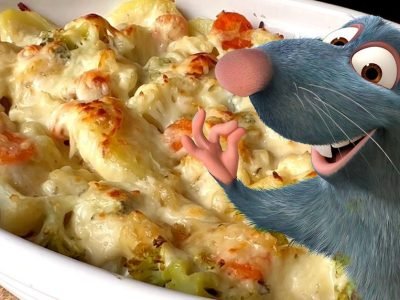 Ароматные запеченные овощи под сырной шапочкой