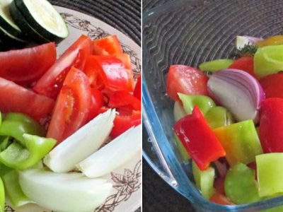 Ароматные овощи в духовке «Три перца»