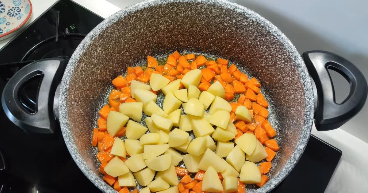 овощное рагу с фрикадельками