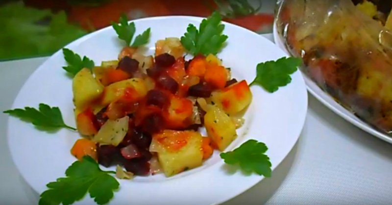 винегрет в рукаве