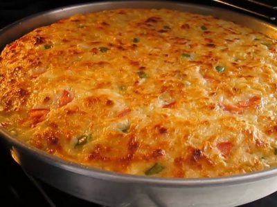 Овощной пирог в духовке