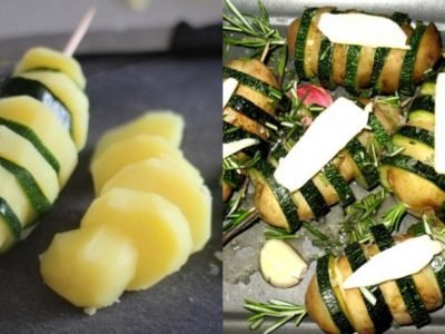 Овощной шашлык