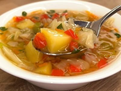 Овощной суп без мяса: летний рецепт