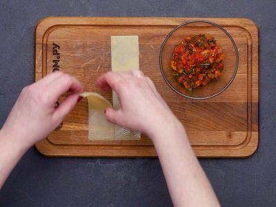 Овощные рулетики