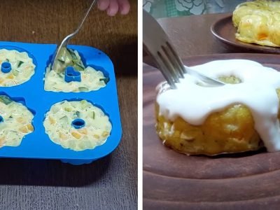 Овощные мини-запеканки с кабачками