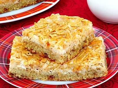 Овсяная запеканка с яблоками