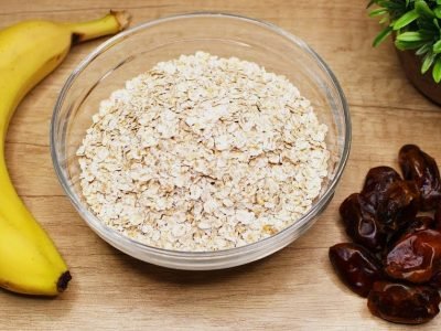 Овсяное печенье с финиками и бананом