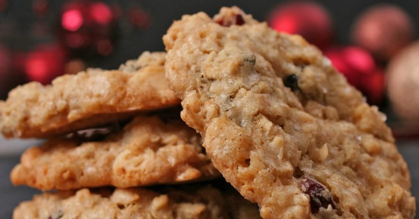 Овсяное печенье с орехами