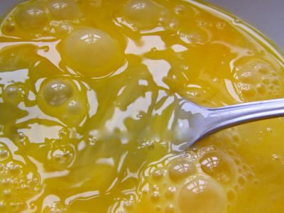 Овсяный омлет с овощами