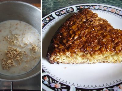 Овсяный пирог