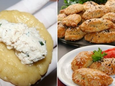 Греческие пирожки с курицей