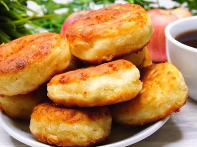 Пампушки на сковороде