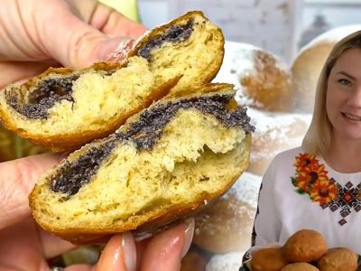 Украинские пампушки с маком и вареньем