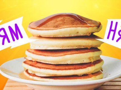 Воздушные панкейки без соды и разрыхлителя
