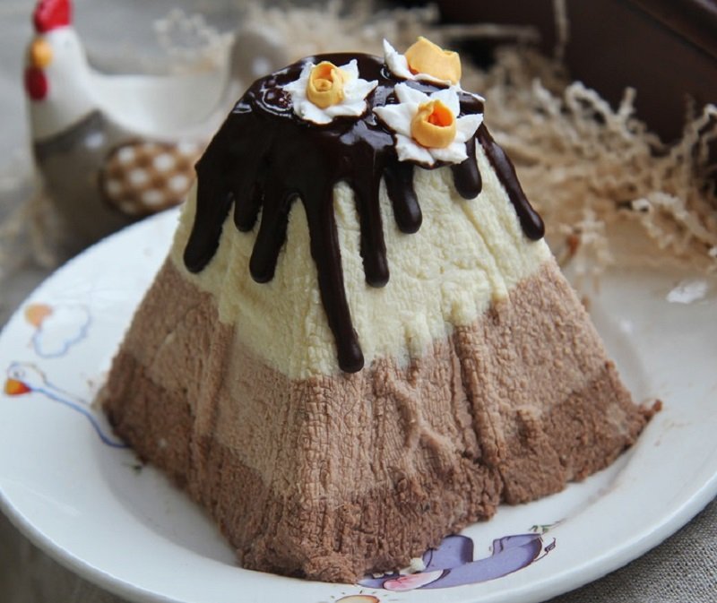 творожная пасха три шоколада