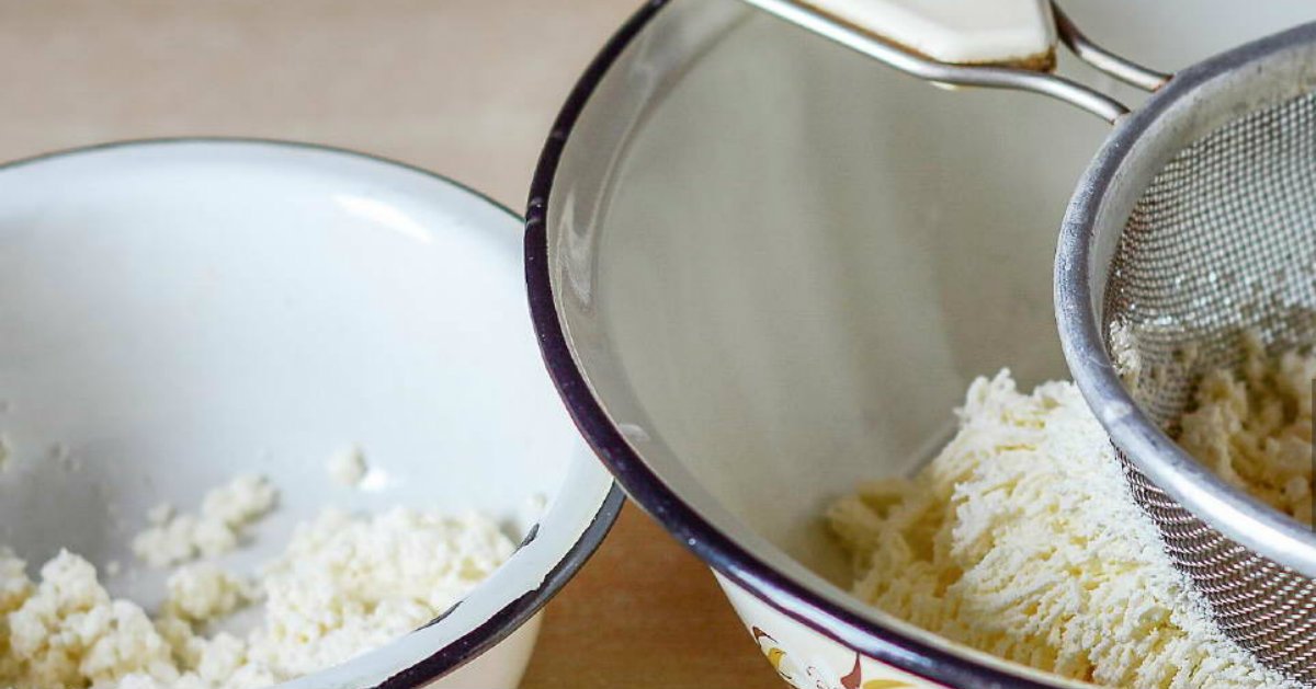 перетёртый творог