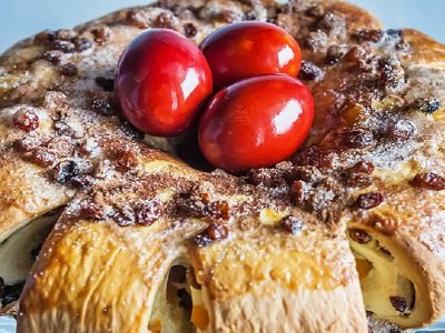 Пасхальная выпечка «Цветок»