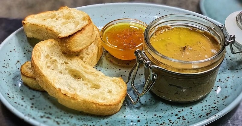 подача готового паштета