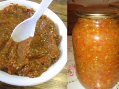 Паста из баклажанов