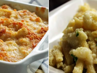 Паста с цветной капустой в духовке