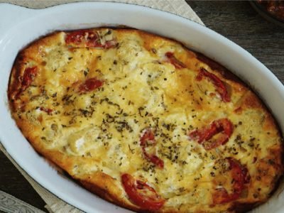 Паста с курицей и грибами