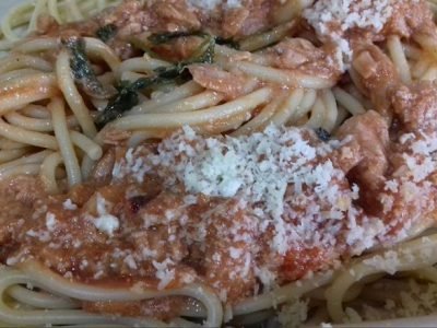 Паста с тунцом