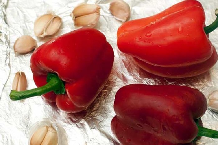 как запечь перец