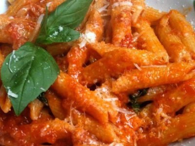 Паста со сливочным соусом