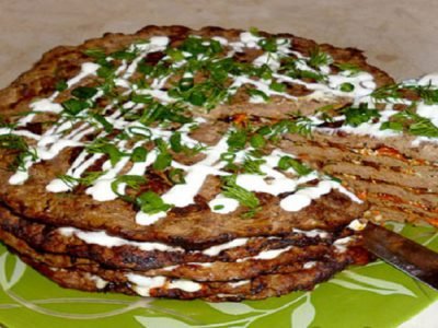 Печеночный торт с морковью