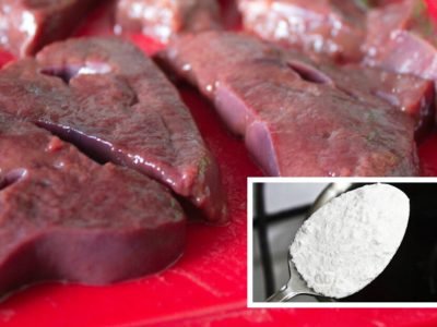 Печень в крахмале