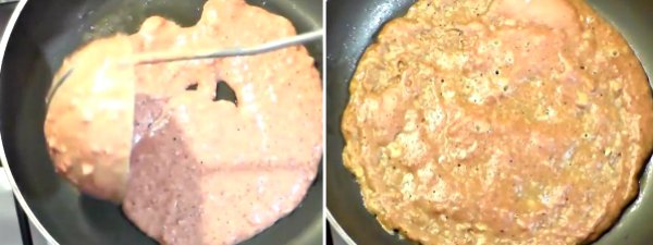 печеночный торт с грибами