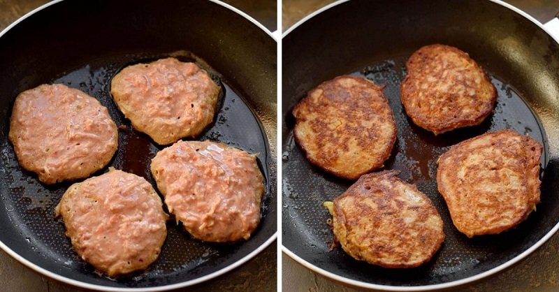 как жарить печеночные котлеты