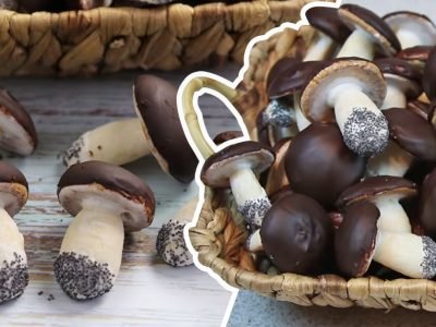 Печенье «Грибочки» из песочного теста