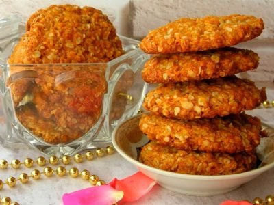 Хрустящее печенье из овсяных хлопьев