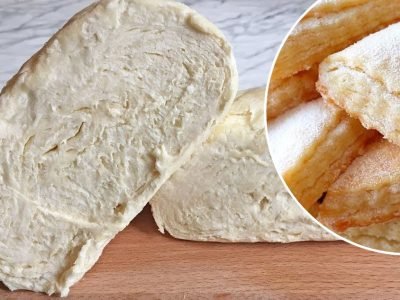 Печенье из слоеного бездрожжевого теста