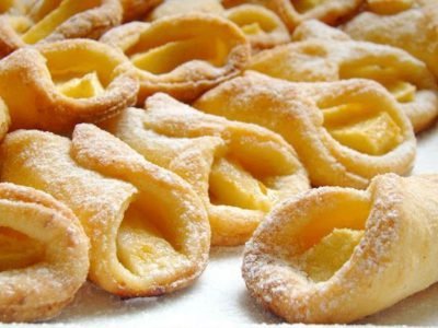 Печенье из творога с яблоком